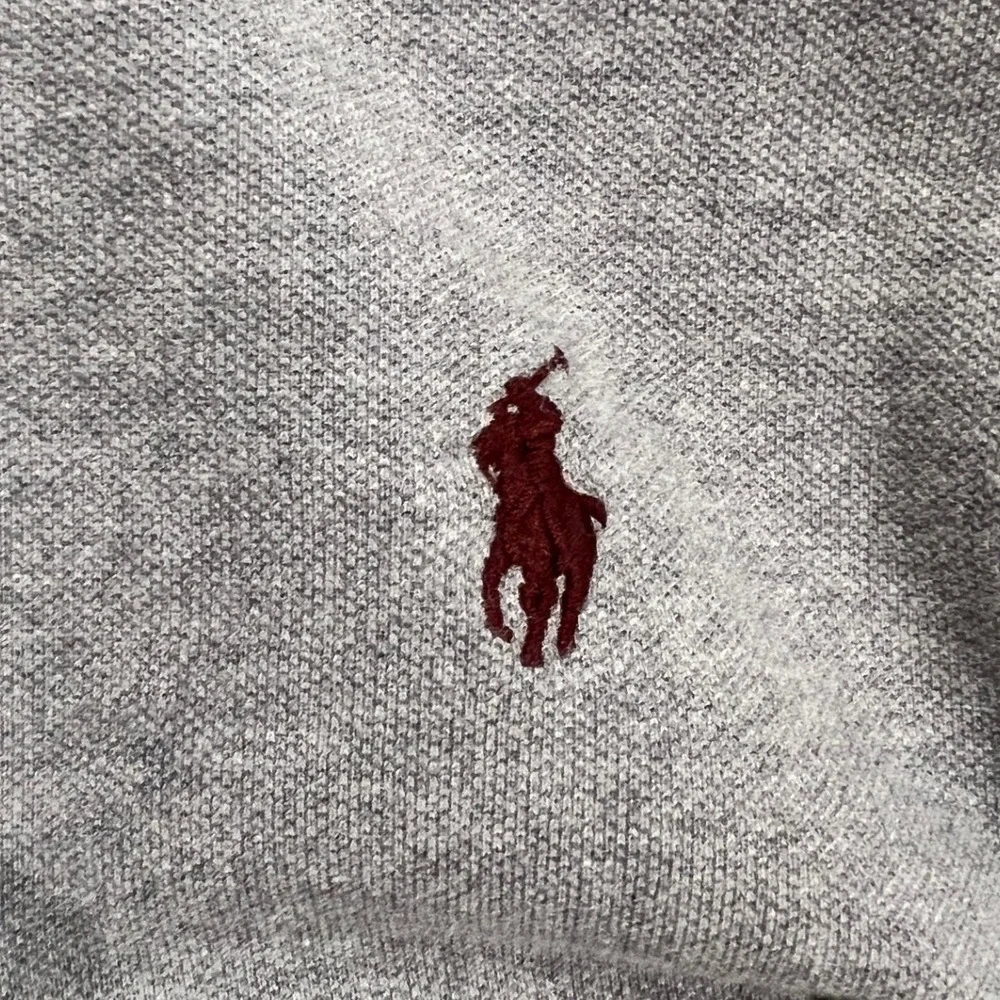 Ralph Lauren Polo Shirt Mens XL Gray Short Sleeve Pony‎ Rugby Outdoors